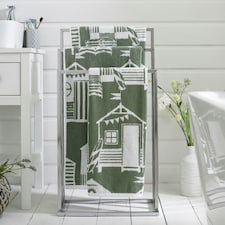 Kings Parade 100% Cotton Towels – Supersoft 550 GSM, Yarn-Dyed, Coastal-Inspired Jacquard Design Green | Olive | Bath sheet