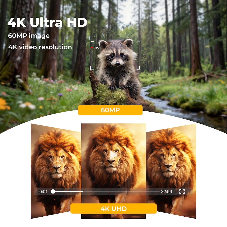 image 1 of Centra Solar Trail Camera 4K Dual Lens WiFi Bluetooth Wildlife Night Vision