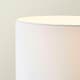 image 2 of ValueLights Hiru Wooden 3 Tier Shelf Floor Lamp with White Drum Shade White