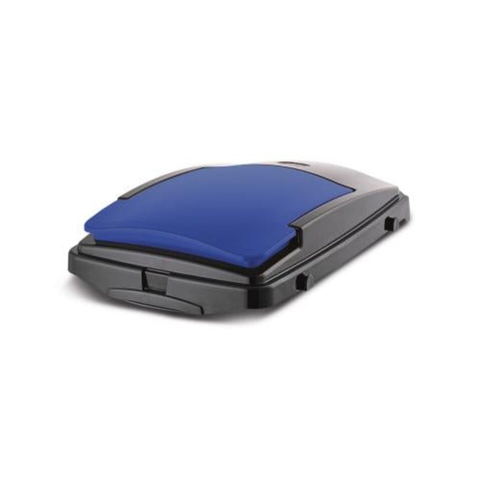 image 1 of Addis 40L Recycling Bin Lid, Blue/Black
