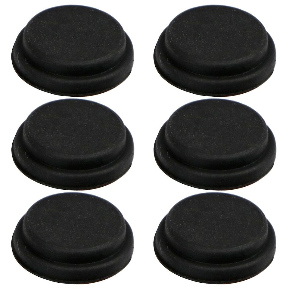image 1 of SPARES2GO Burst Disc Seal for TRITON Shower Electric Membrane PRD Seals Discs Black x 6