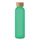 image 1 of MidOcean Abe Frosted Bamboo 500ml Bottle - Transparent Green - One Size | Green | One Size
