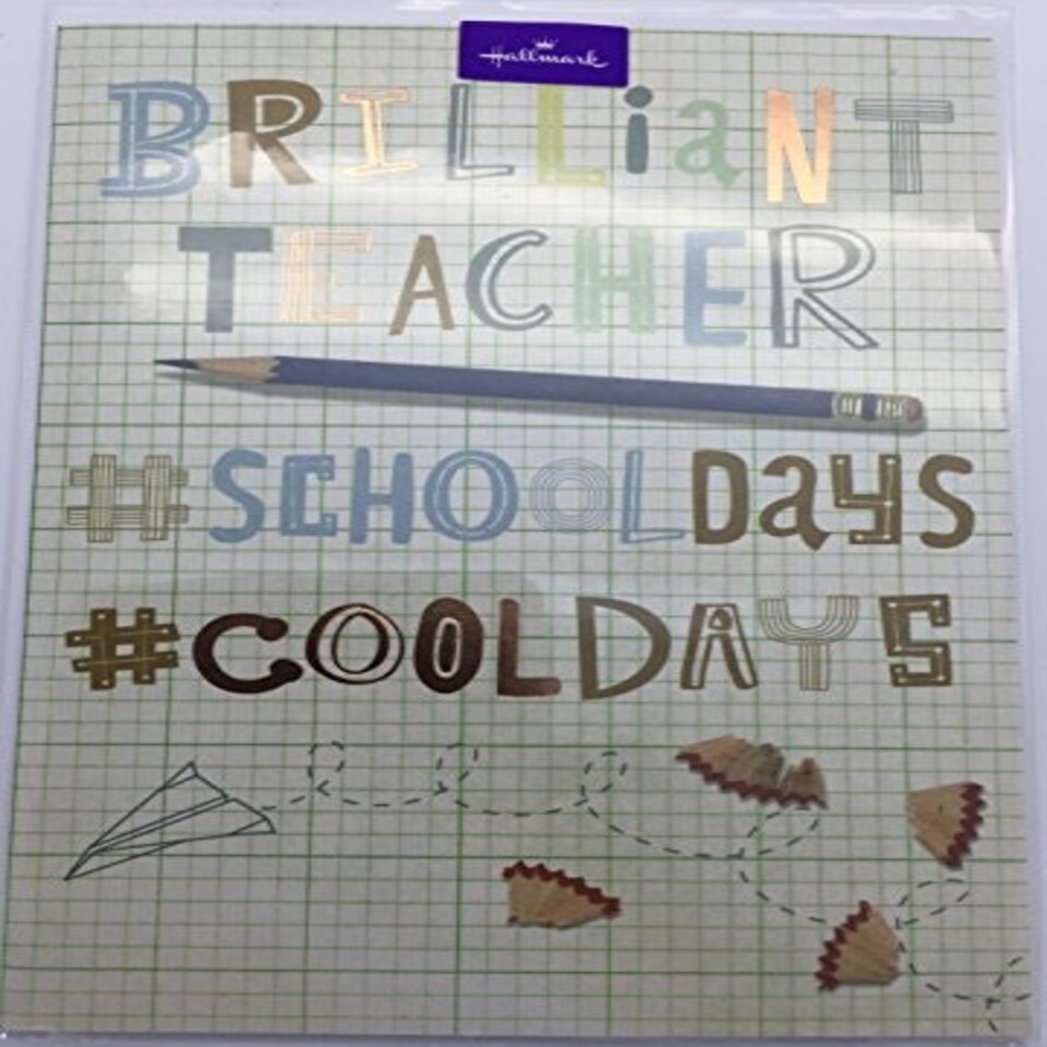image 1 of Brilliant Teacher School Days Thank You Teacher Card