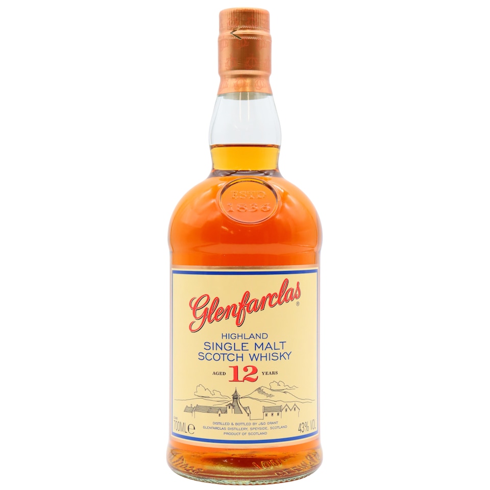 Glenfarclas Highland Single Malt Scotch 12 year old Whisky