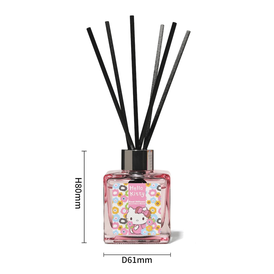 image 1 of Hello Kitty Seasons Spring Rose & Cherry Blossom Reed Diffuser 100ml