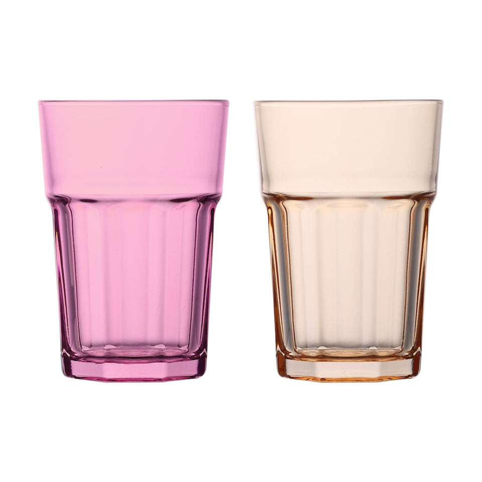 image 1 of LAV Aras Coloured Highball Glasses - 365ml - 6 Colours - Pack of 6