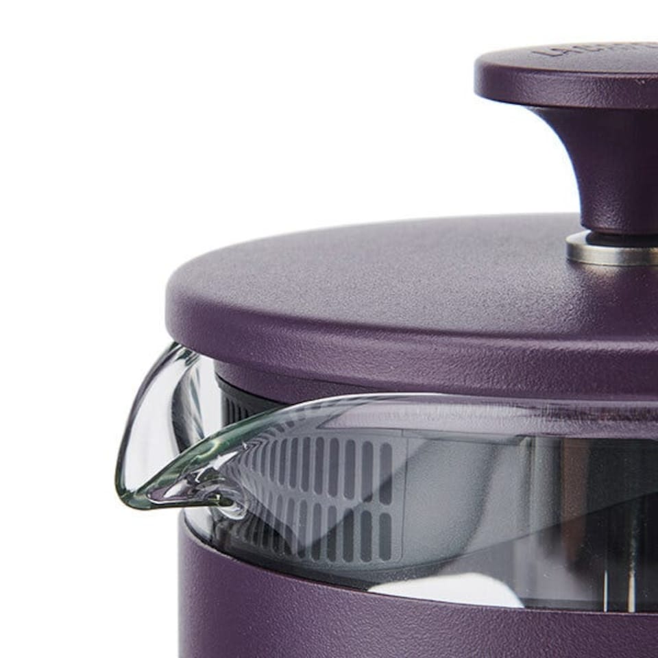 image 1 of La Cafetiere Pisa 8 Cup Cafetiere Purple with Wood Handle