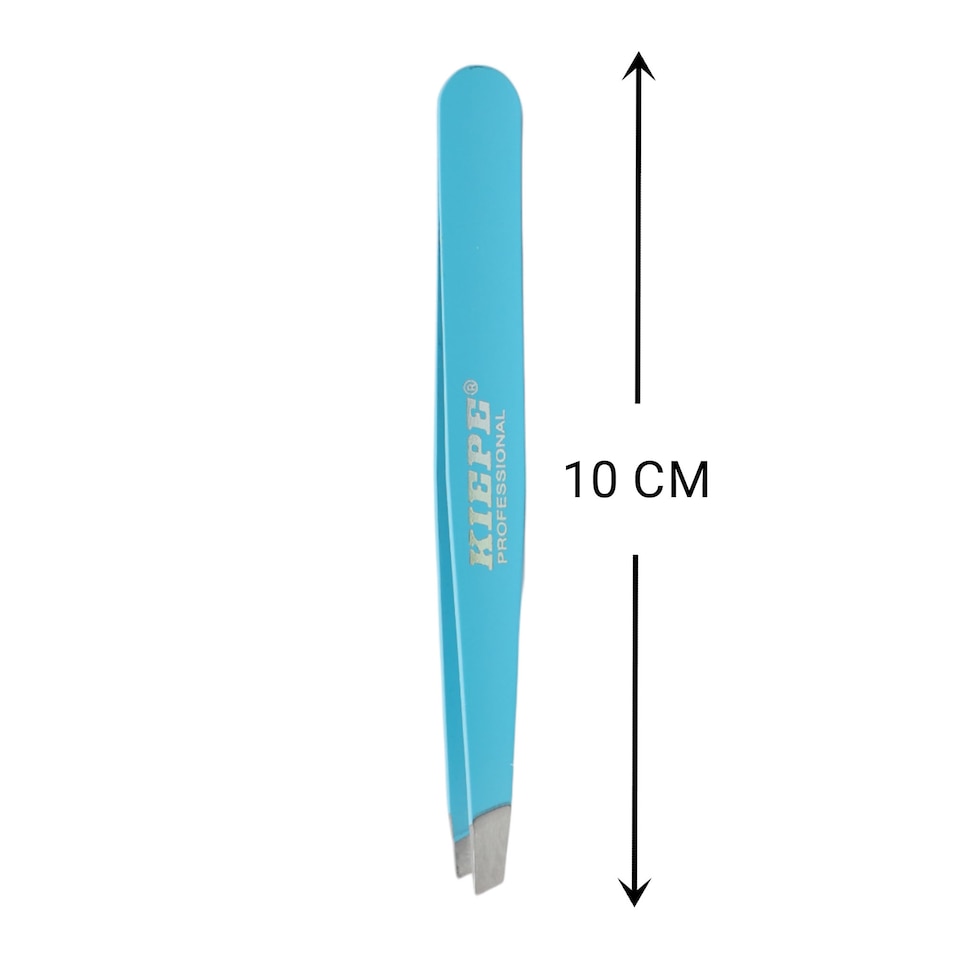 image 1 of Kiepe - Tweezer Oblique Tip Sea Blue 10cm
