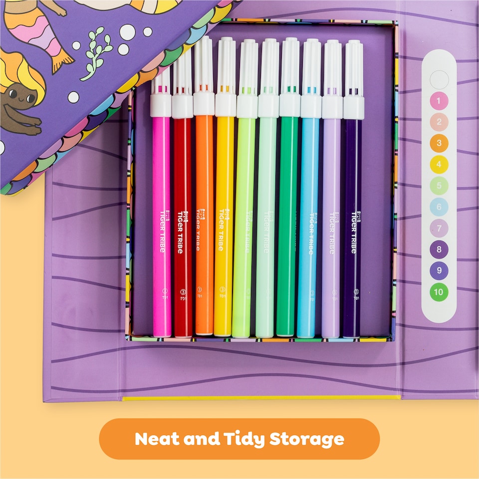 image 1 of Colour By Numbers - Mermaids and Friends