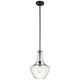 image 1 of Everly 1 Light Small Dome Ceiling Pendant Light Bronze, E27