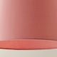 image 5 of ValueLights Aspen Small Blush Tapered Ceiling Lamp Shade Pink