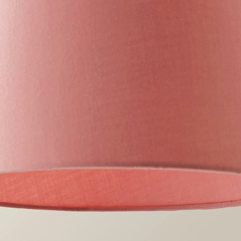 image 1 of ValueLights Aspen Small Blush Tapered Ceiling Lamp Shade Pink
