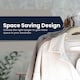 image 3 of Sasha Morel 20-Pack Pink Velvet Coat Hangers, Non-Slip Space-Saving Clothes Hangers
