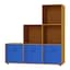 Beech & Dark Blue