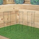 image 9 of Pack of 3 Tom Chambers Urban Green Conical Garden Plant Support Ring 20cm- Small
