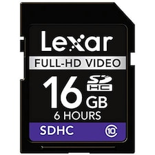 Lexar Black 16GB SDHC Full-HD Video Card