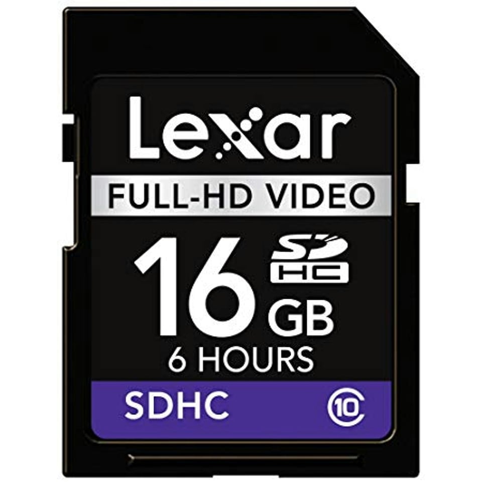 Lexar Black 16GB SDHC Full-HD Video Card