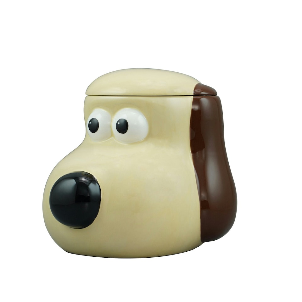image 1 of Cookie Jar Ceramic Boxed (16cm) - Wallace & Gromit (Gromit)