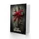 image 2 of Christmas Card Wooden Cross With Pine Holly and Red Bow