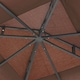 image 8 of Outsunny 3 x 3m Patio Gazebo Canopy Garden Pavilion Tent Shelter with 2 Tier Roof and Mosquito Netting, Steel Frame, Coffee