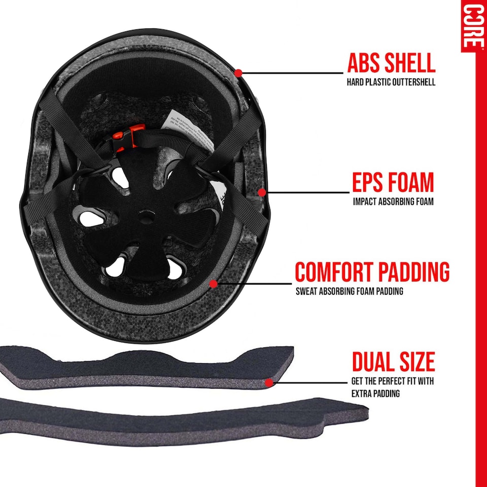 image 1 of CORE Action Sports Helmet