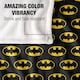 image 3 of Batman All Over Logo Blanket - Multicoloured - One Size