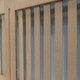 image 4 of Stylish MDF Unpainted Vertical Design Radiator Cover - Large