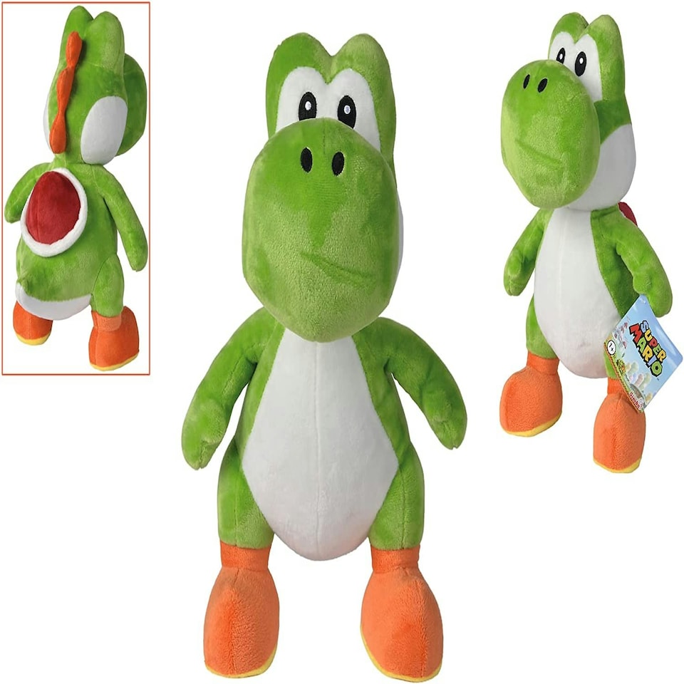 image 1 of Super Mario Yoshi Plush (30cm)