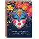image 1 of Floral Headdress Love Hearts Flowers Niece Birthday Card
