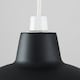 image 2 of ValueLights Retro Style Matt Black Easy Fit Ceiling Pendant Light Shade