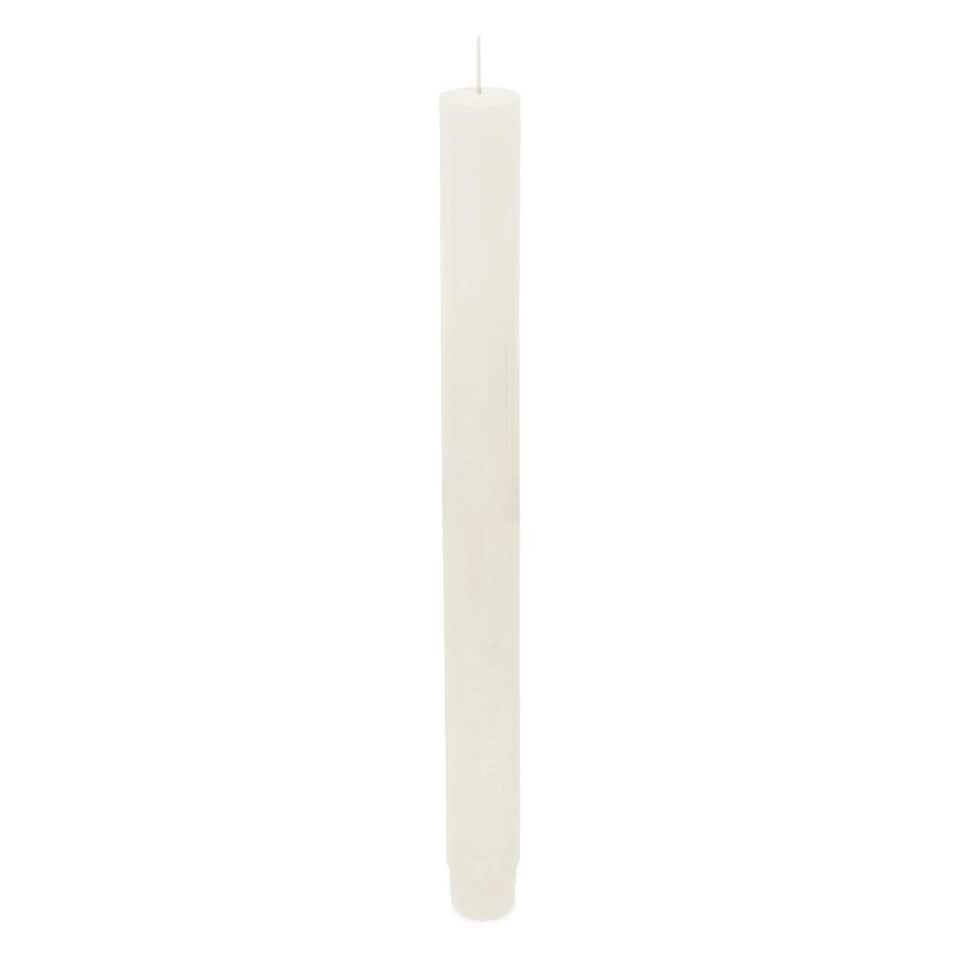 image 1 of Spaas Rustic Unscented Dinner Candle 25cm - White | White | One Size | 1