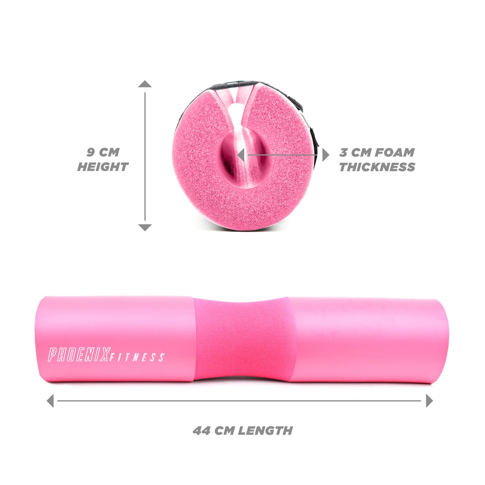 image 1 of Phoenix Fitness Barbell Pad Pink | Pink | One Size