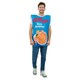 image 1 of Kelloggs Unisex Adult Rice Krispies Cereal Box Costume Tabard - Blue/White/Red - One Size One Size