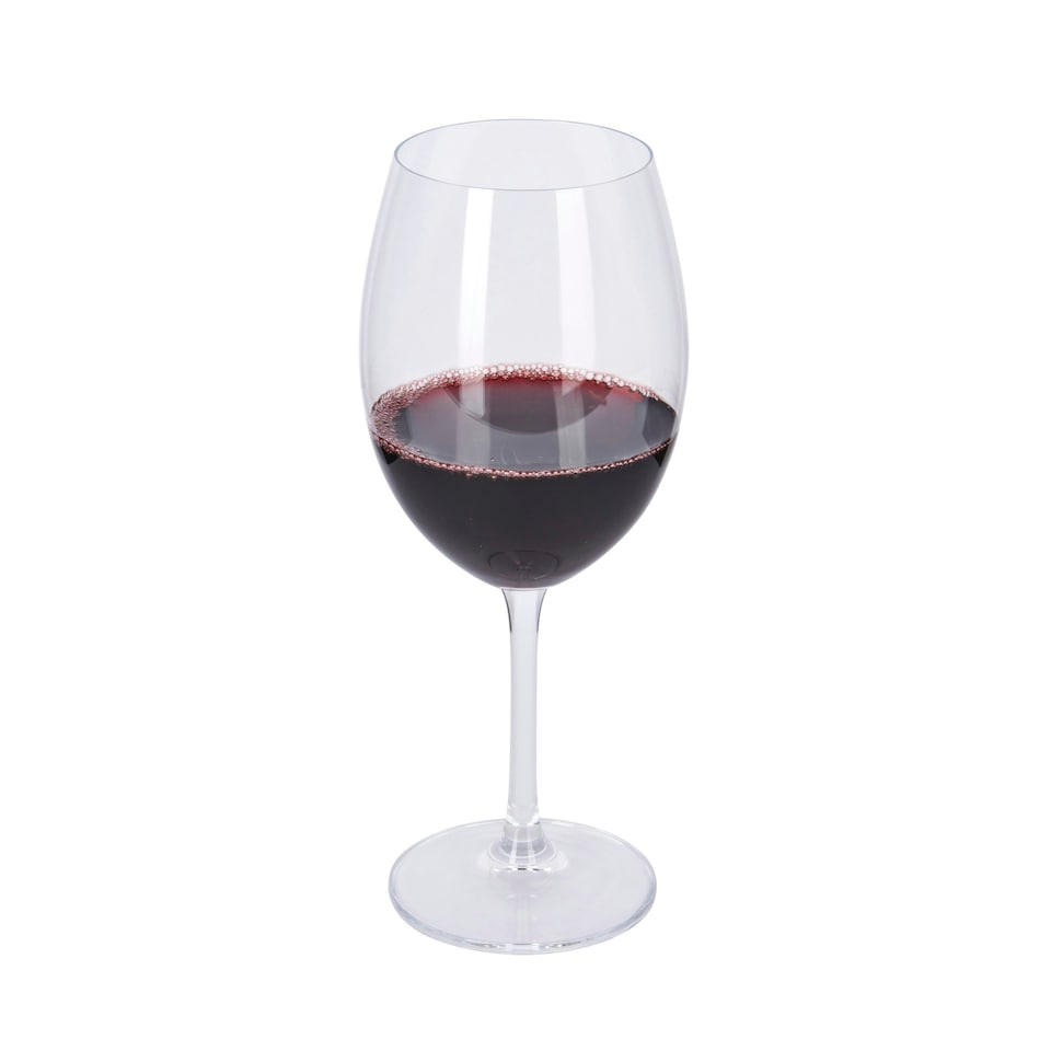 image 1 of Mikasa Wine Glass Set Clear Bordeaux Crystal Set of 4