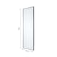 image 2 of Living and Home Modern Slim Frame Full Length Wall Mirror Black