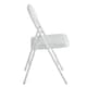 image 3 of Set of 6 Folding Dining Chairs with Metal Frame and Padded Seats