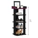 image 6 of Neo Black Multi-Layer Wooden Shoe Rack Durable Storage Organiser Boots Sneakers Heels Space Saving Entryway Shelf | Black