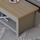 image 5 of Vida Designs Arlington Top Coffee Table Shaker Side Living Room Table, Grey & Oak