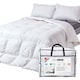 image 1 of Homescapes Goose Feather and Down 2.5 Tog Summer Duvet | White | 1