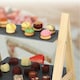 image 3 of 2-Tier Slate and Wood Snack Display Stand