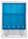 image 4 of FURNISHED Roller Blinds Daylight Square Eyelet Light Filtering Easy Fit Trimmable Window Shade | Blue | Teal