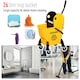 image 4 of HOMCOM Mop Bucket on Wheels with Carry Handle, Wringer for Household Yellow