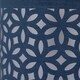 image 5 of Set of 2 Navy Blue Laser Cut 15.5cm Table Lamp Shades Blue