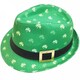 image 1 of Irish Buckle Trilby Hat Green | One Size