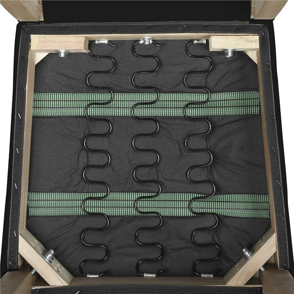 image 1 of Yaheetech Set of 2 Classic PU Leather Dining Chairs Black