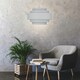 image 3 of First Choice Lighting Light Grey 5 Tier Ceiling Light Shade Grey