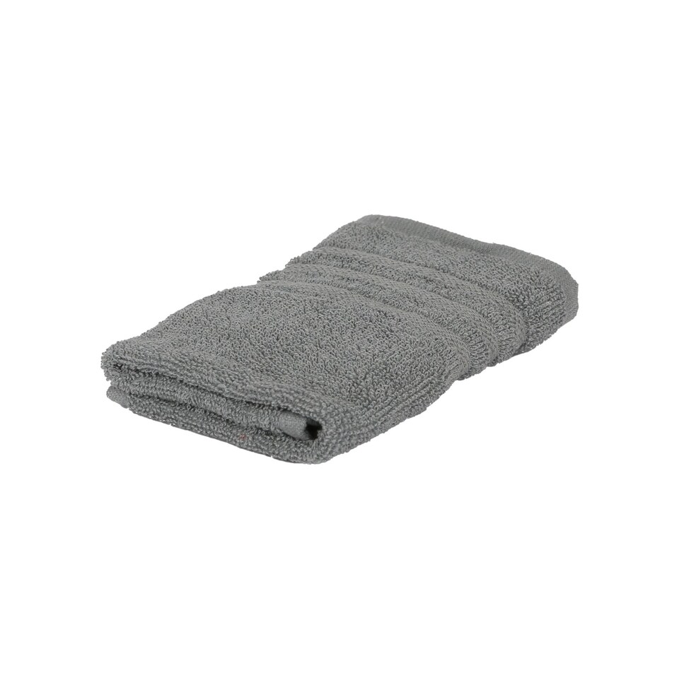 image 1 of Nicola Spring Cotton Wash Cloth - 30cm x 30cm - Grey