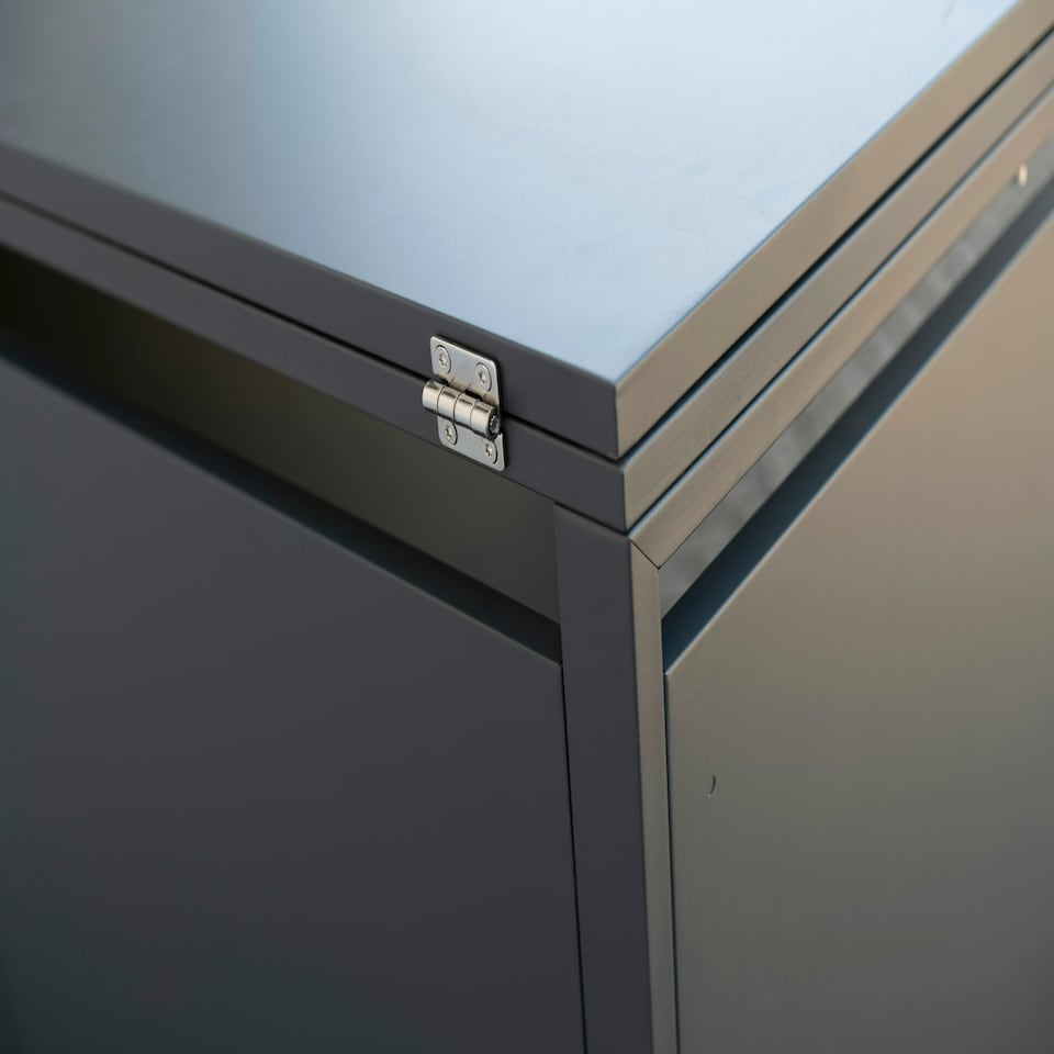 image 1 of Trimetals Triple 240L Wheelie Bin Store Anthracite Grey Grey