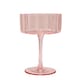 image 1 of Set Of 2 Hestia Bright Pink Scalloped Martini Glass