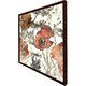 image 3 of Watercolour flower print (Picture Frame) Brown | Oak | XL
